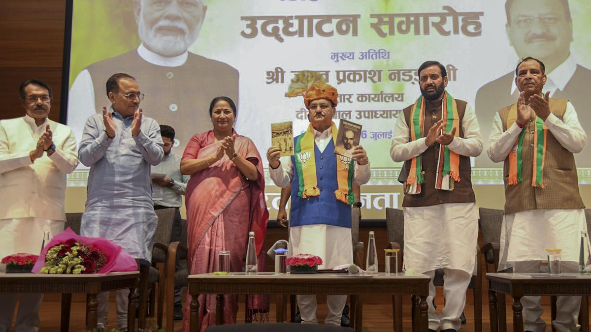 नाड्डा ने दिल्ली और हरियाणा में छह भाजपा कार्यालयों का उद्घाटन किया